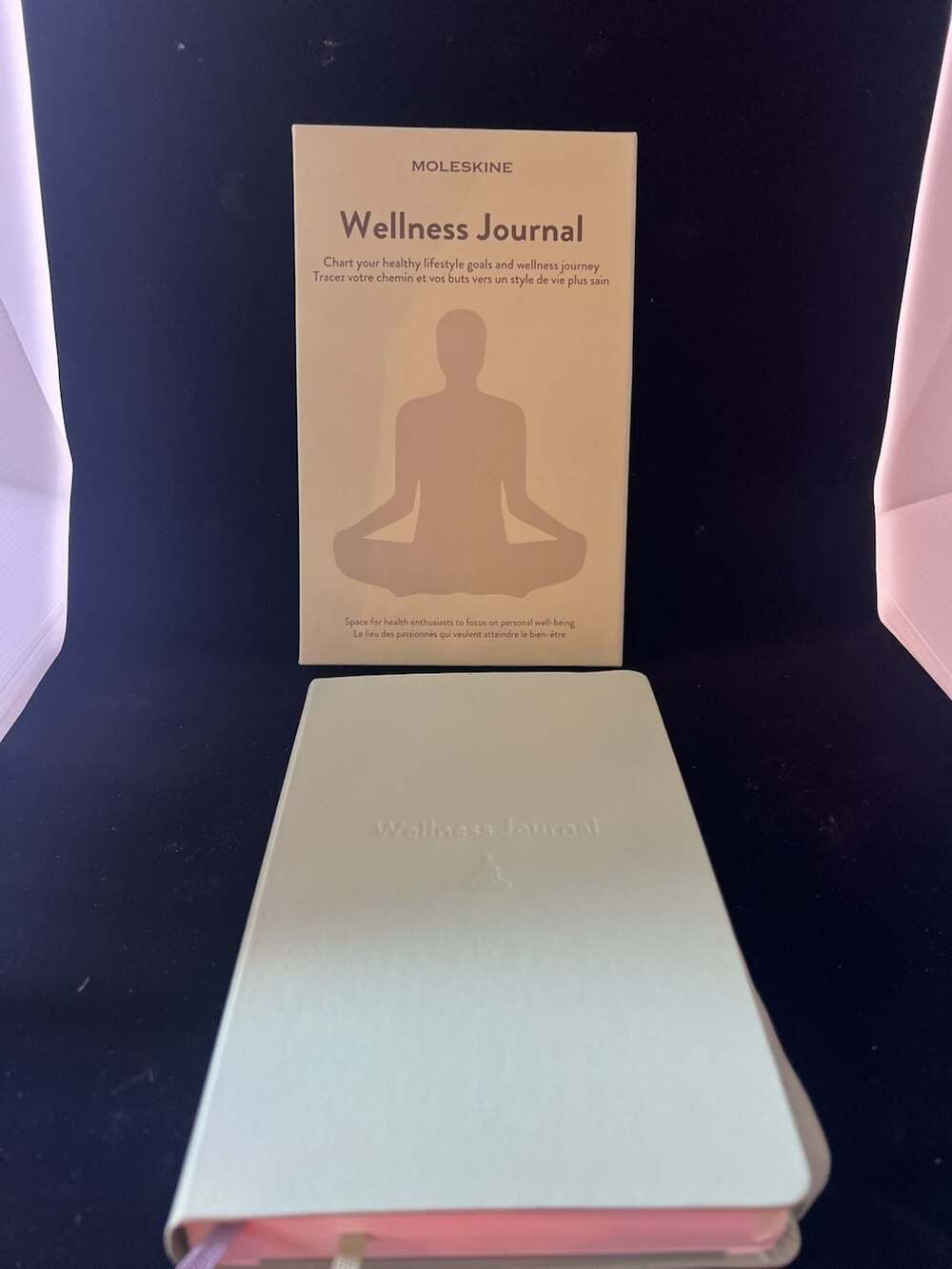 Moleskine Wellness Journal Size Large 5x8.25 Hardcover Willow Green New